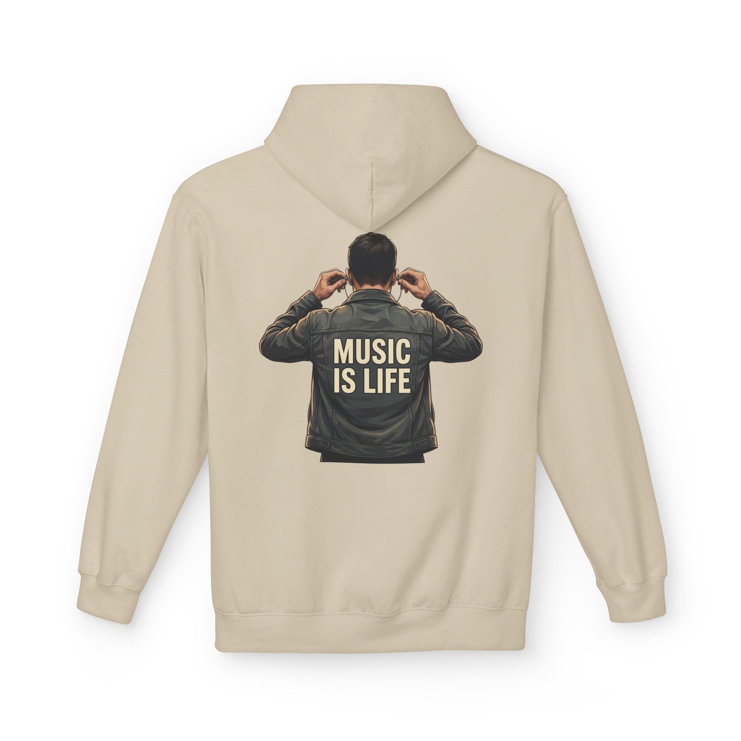 Mood Check - Music is Life Graphic Hoodie