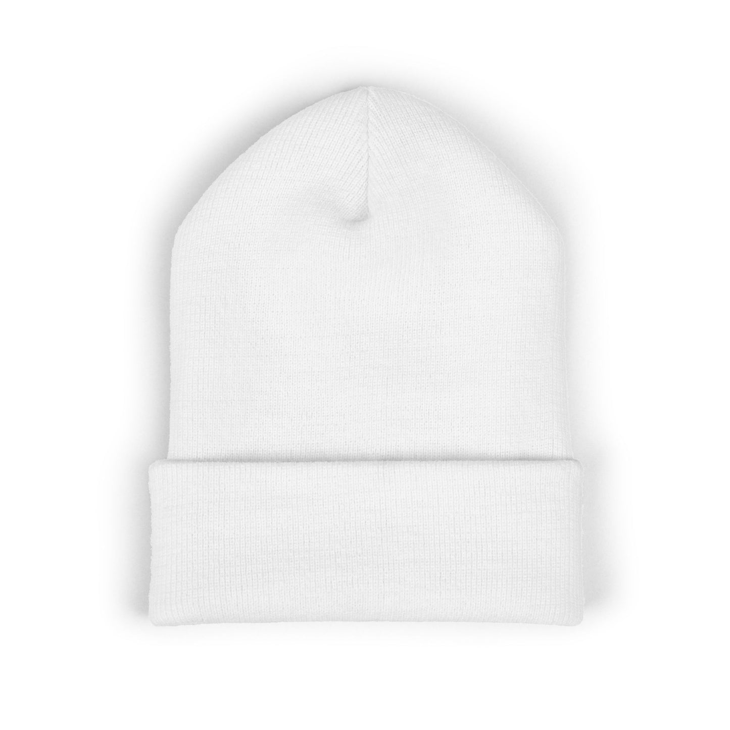 Embroidered Puppy & Duck Cuffed Beanie — Cute Dog Winter Hat