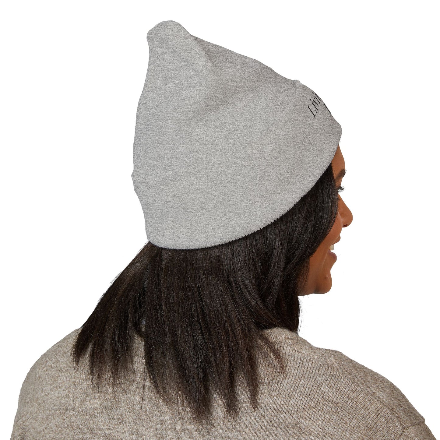 Embroidered Puppy & Duck Cuffed Beanie — Cute Dog Winter Hat