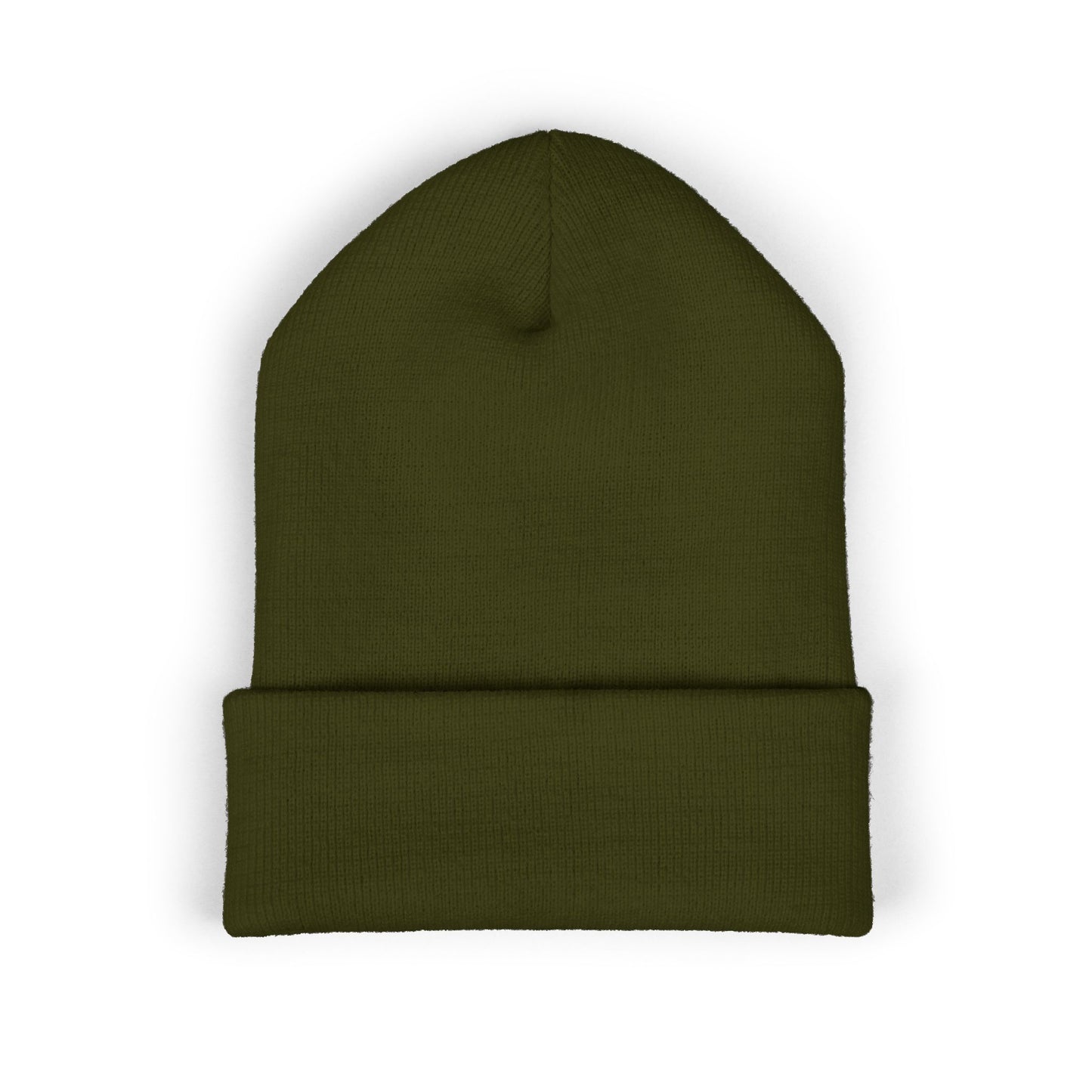 Embroidered Puppy & Duck Cuffed Beanie — Cute Dog Winter Hat