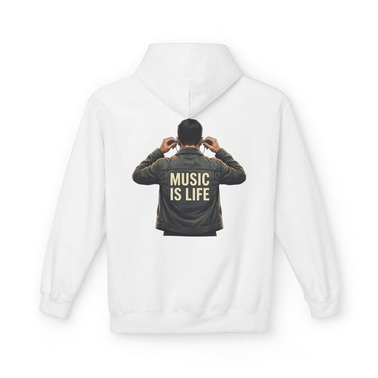 Mood Check - Music is Life Graphic Hoodie