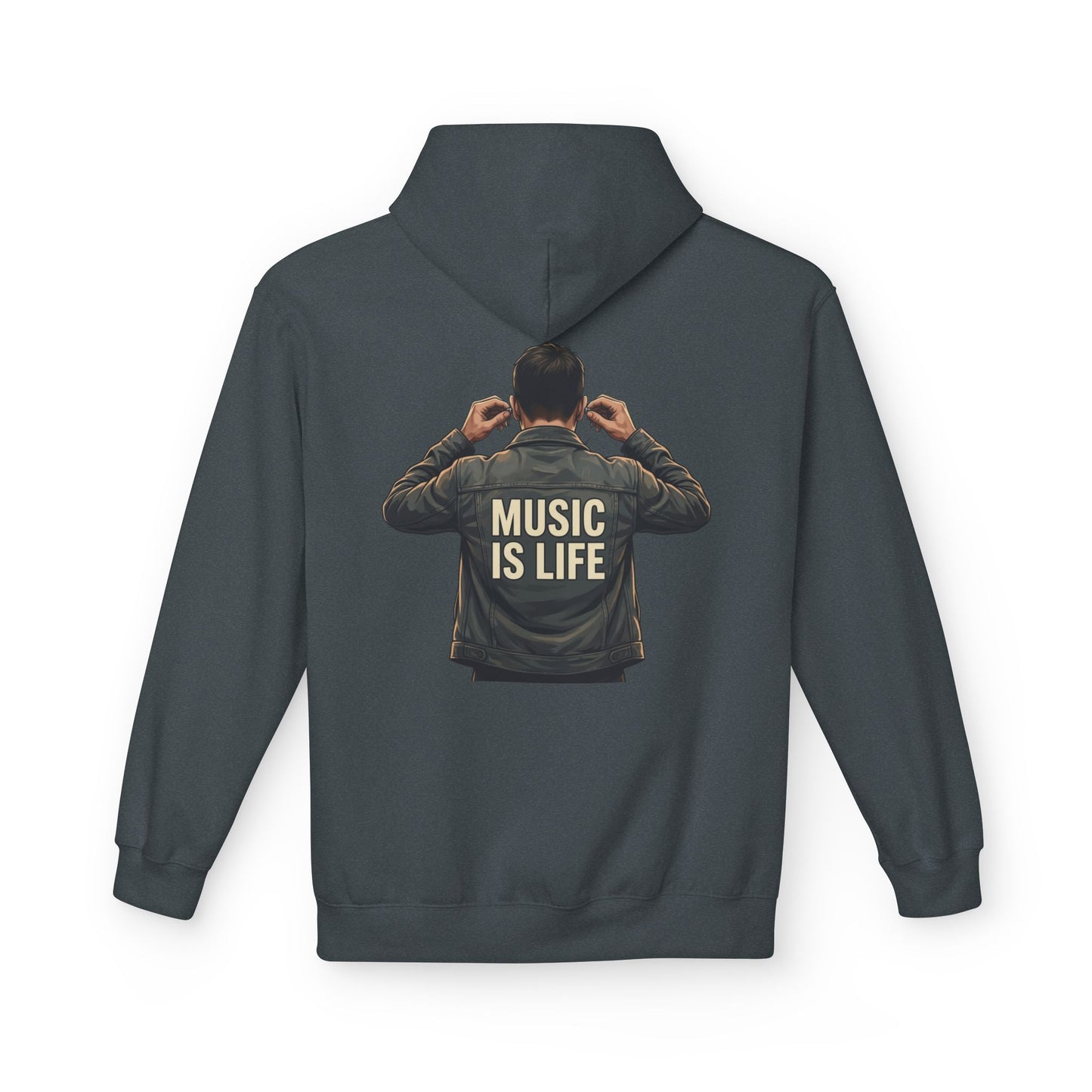 Mood Check - Music is Life Graphic Hoodie